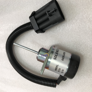 Sekop Mesin pemuat suku cadang 12V katup Solenoid Stop 6691498 untuk Bobcat - Product Image 2