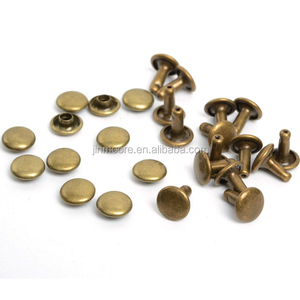<span class=keywords><strong>Rivet</strong></span> à double capuchon en laiton antique de 8 mm en gros <span class=keywords><strong>pour</strong></span> sac à main - Product Image 4