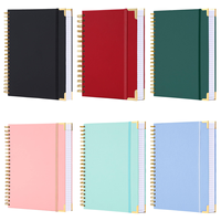 Carnet à spirales personnalisable A5, carnet de notes, couverture en cuir, journal, carnet à spirales, agendas A5, cadeau promotionnel personnalisé