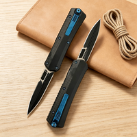 Couteau de chasse portable en acier D2 avec manche en alliage d'aluminium T6 et fibre de carbone, outil de survie en jungle, outil de poche EDC