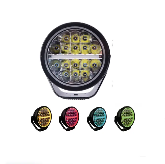 12 V 24 V yüksek lümen 3500 otomobil araç yuvarlak LED çalışma ışığı Off Road LED sürüş işık Spot gündüz çalışan lamba