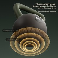 Nouvelle Kettlebell Colorée de Haute Qualité 6kg 2026 pour Débutants, Culturistes, Entraînement de Fitness à Domicile et en Salle de Sport, Antidérapante en PVC Souple