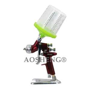 Manufacture 600cc Plastic Disposable Paint Mixing Spray Gun Cups For Painting
