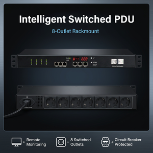 PDU อัจฉริยะแบบ IP ที่ปลอดภัย รองรับ <span class=keywords><strong>SSH</strong></span> <span class=keywords><strong>HTTPS</strong></span> SNMPv3 ชุดจ่ายไฟอัจฉริยะ 16 พอร์ต สำหรับศูนย์ข้อมูลที่ปลอดภัย - Product Image 5
