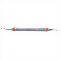 Détartreur dentaire en acier inoxydable à poignée moletée, instrument parodontal manuel de classe I, argenté, prix abordable