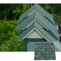 Blaue Asphalt Dachziegel Baustoffe für Haus isolierung Bau China Mosaik Sechseckige Bitumen Dachs chind eln