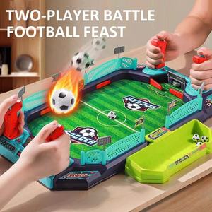 סט משחק כדורגל שולחני מפלסטיק KSF - משחק כדורגל חינוכי 2 נגד 1 למשפחה ולילדים - Product Image 2