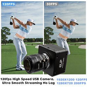 كاميرا ELP AR0234 جلوبال شاتر <span class=keywords><strong>USB</strong></span> 3.0 مع عدسة تكبير 3X عالية السرعة 1080P 120FPS 720p 200fps UVC للتحليل الحركي - Product Image 3