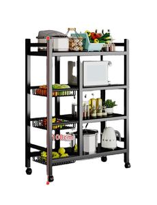 Étagère de rangement de cuisine commerciale en fer sur mesure avec un design moderne, multifonctionnelle et gain de place pour la cuisine à domicile, l'hôtel, le garage - Product Image 2
