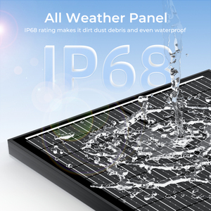 Tấm pin năng lượng mặt trời công nghệ mới, hiệu suất cao 100W 150W 200W, sử dụng gia đình, tấm pin mặt trời đơn tinh thể, tấm pin mặt trời hai mặt cho nhà ở - Product Image 3