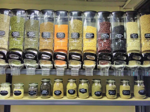 Dispenser Ecobox per alimenti secchi, caramelle, cereali, chicchi di <span class=keywords><strong>caffè</strong></span>, con sistema a gravità. - Product Image 6