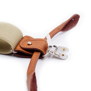 <span class=keywords><strong>Bretelle</strong></span> Casual <span class=keywords><strong>in</strong></span> <span class=keywords><strong>pelle</strong></span> marrone a doppio uso, - Product Image 4