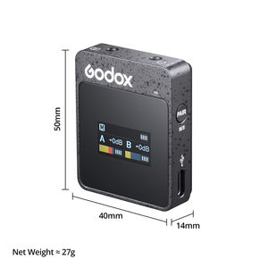 Microphone Lavalier Sans Fil Godox MoveLink II M1 M2 2.4GHz <span class=keywords><strong>pour</strong></span> Appareils Photo Reflex Numériques, Caméscopes, Smartphones, Tablettes, <span class=keywords><strong>YouTube</strong></span> Box - Product Image 2