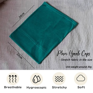 Gorro de Jersey de Algodón para Mujer <span class=keywords><strong>JYL</strong></span>, Pañuelo, Hiyab, Gorro para Quimioterapia, Gorro Interior, Turbante Musulmán, Hiyabs Interiores para Adultos - Product Image 5