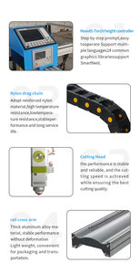 Máy cắt laser cầm tay Máy cắt kim loại CNC thiết kế giàn, hiệu suất chi phí tốt nhất, dễ vận chuyển - Product Image 3