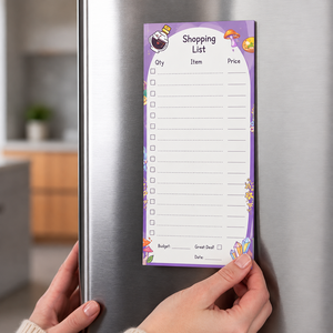 Bloc de Notas Magnético para Refrigerador con Logotipo Personalizado, para Pedidos al por Mayor, Escritura Suave, Borrado Limpio, Calidad Controlada - Product Image 1