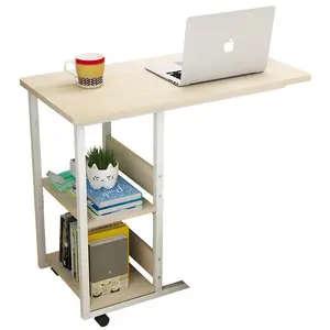 게으른 침대 옆 노트북 테이블 데스크탑 홈 침대 간단한 책상 간단한 접이식 모바일 작은 테이블