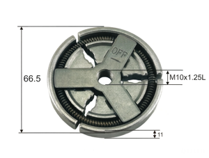 Embrayage de tronçonneuse pour scies à essence 4500 <span class=keywords><strong>5200</strong></span> 5800 45CC 52CC 58CC – Pièces de rechange professionnelles - Product Image 2