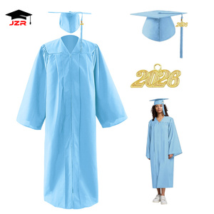 Disponibile in 12 Colori, <span class=keywords><strong>Toga</strong></span> e Cappello di <span class=keywords><strong>Laurea</strong></span> Opachi e Lucidi, Abito di <span class=keywords><strong>Laurea</strong></span> per Cerimonia - Product Image 3
