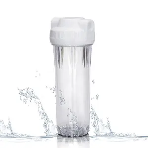 عالية الجودة تصفية المياه 10 بوصة البلاستيك المياه مبيت مرشح التدفق العالي ماكس عالية انفجار الضغط: 380 psi المياه تنقية