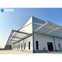 Entrepôt/Atelier en structure acier efficace pour projets de bâtiments industriels modernes, usine certifiée CE.