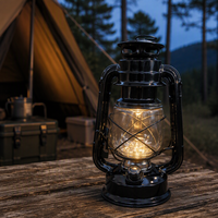 Lanterne LED rechargeable 18650, lampe de camping vintage, lumière de tente, lanterne d'extérieur, lampes de camping pour tente, randonnée d'urgence