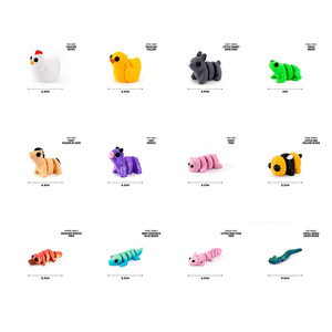 Thu Nhỏ Nhựa Động Vật 83 Phong Cách Nhỏ Con Số Cho Micro Cổ Tích Vườn Cảnh Quan Số Lượng Lớn Micro Ít Con Số Động Vật Cho Nhà - Product Image 5