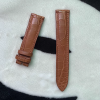 Bracelet de montre pour homme en cuir d'alligator américain véritable de haute qualité, réglable, luxueux, fait main, personnalisé, style crocodile