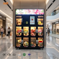 Distributeur automatique de bouquets de fleurs artificielles haut de gamme à écran tactile personnalisable XY 24h/24