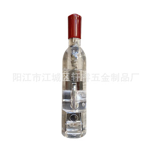 Wine opener, uniquely shaped bottle, wine opening gift, plastic bottle body, magnetic closure, <b>refrigerator</b>/beer bottle opener, - Product Image 5