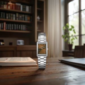 Relojes de Cuarzo de Acero Inoxidable para Hombre, Modernos y Elegantes, de Fabricante Chino, Correa de Liberación Rápida, Logotipo OEM ODM, Cuadrados - Product Image 4