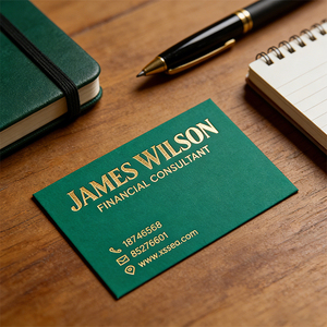 Biglietti da Visita Premium in Carta Riciclata Eco-Friendly con Finitura Opaca Minimalista e <span class=keywords><strong>Tipografia</strong></span> Pulita in Rilievo per l'Identità Aziendale - Product Image 2