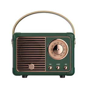 Retro Màu Xanh Răng Loa Với <span class=keywords><strong>Old</strong></span> Fashioned Phong Cách Cổ Điển Boombox Khối Lượng Lớn Kết Nối Không Dây, TF Thẻ Và Mp3 Máy Nghe Nhạc - Product Image 5