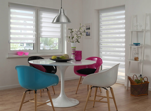 Mini Zebra Blinds for <strong>Windows</strong>, Roller Blinds <strong>Windows</strong> Shades,Dual Layer Light Control for Day and Night - Product Image 5