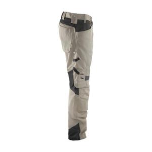 BLAKLADER - 155618602799D116 Pantalones sin bolsillos para uñas Stone/Black - EAN 7330509594247 PANTALONES DE TRABAJO CARGO - Product Image 4