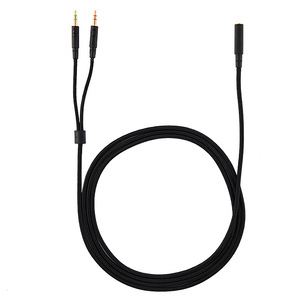 สายเคเบิลต่อแยก PC ถักสำหรับ Kingston Hyperx Cloud Stinger Mix ชุดหูฟังสำหรับเล่นเกม - Product Image 5