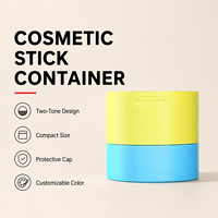 Conteneur cosmétique en plastique mat personnalisé avec logo couleur, emballage unique pour crème, pots pour gommage au sucre et beurre corporel