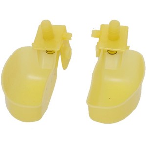 Pegion amarillo automático pájaro bebedero Material PP Fácil instalación nueva jaula <span class=keywords><strong>de</strong></span> codorniz cultivo <span class=keywords><strong>agua</strong></span> comedero - Product Image 6