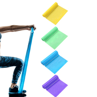 Juego de bandas de resistencia con logotipo personalizado de fábrica HUAYI/bandas elásticas de látex para gimnasio/bandas de ejercicio de potencia de Fitness
