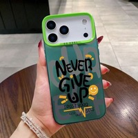 Coque de téléphone antichoc en PC avec motif tendance pour iPhone Xs/Xr/11/12/13/14/15/16/17 Pro Max - Étui de créateur pour mobile