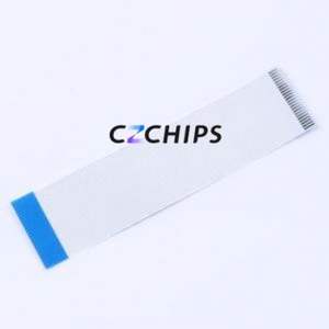 FC-1.0A-24P-100mm FFC Cable (Flexible Flat Cable) P=1mm Connector 24P 1mm 0.3mm Reverse - Product Image 2