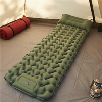 Matelas de couchage gonflable compact et ultraléger, matelas pneumatique en TPU imperméable, coussin portable pour la randonnée et le camping