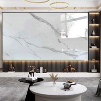 3mm PVC Marbre Panneau Mural Design Moderne Peel and Stick Installation Feuille Imperméable pour Salon Salle de Bain Hôpital Villa