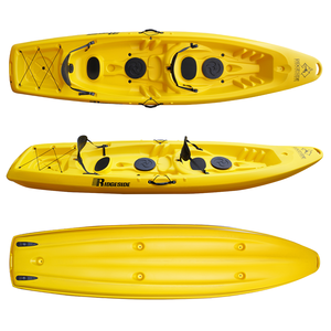 Venta caliente Barato 2 + 1 Persona 11.9ft Touring Sit on Top <span class=keywords><strong>Doble</strong></span> Canoa/<span class=keywords><strong>Kayak</strong></span> Tandem Sea <span class=keywords><strong>Kayak</strong></span> HDPE Sit on Top Canoas y Kayaks - Product Image 1