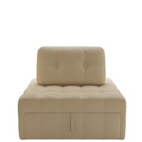 Canapé-lit convertible en tissu inclinable, pliable, multifonctionnel, 2 en 1, rétractable, salon, chambre à coucher, petit appartement