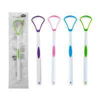 Raspadores de Lengua Coloridos de Venta Directa de Fábrica, 100% Libres de BPA, para el Cuidado Bucal de Adultos y Niños