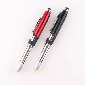 New Creative Multi-function 4 in 1 Phone Holder Light Pen With <b>Led</b> <b>Flashlight</b> Touch Screen Custom Logo Printing Ball Point - Product Image 1