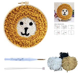 Poke <span class=keywords><strong>broderie</strong></span> bricolage décoration de la maison brodé <span class=keywords><strong>à</strong></span> la main laine point de croix frottement peinture <span class=keywords><strong>sur</strong></span> <span class=keywords><strong>toile</strong></span> pour sac de matériau de Base - Product Image 2