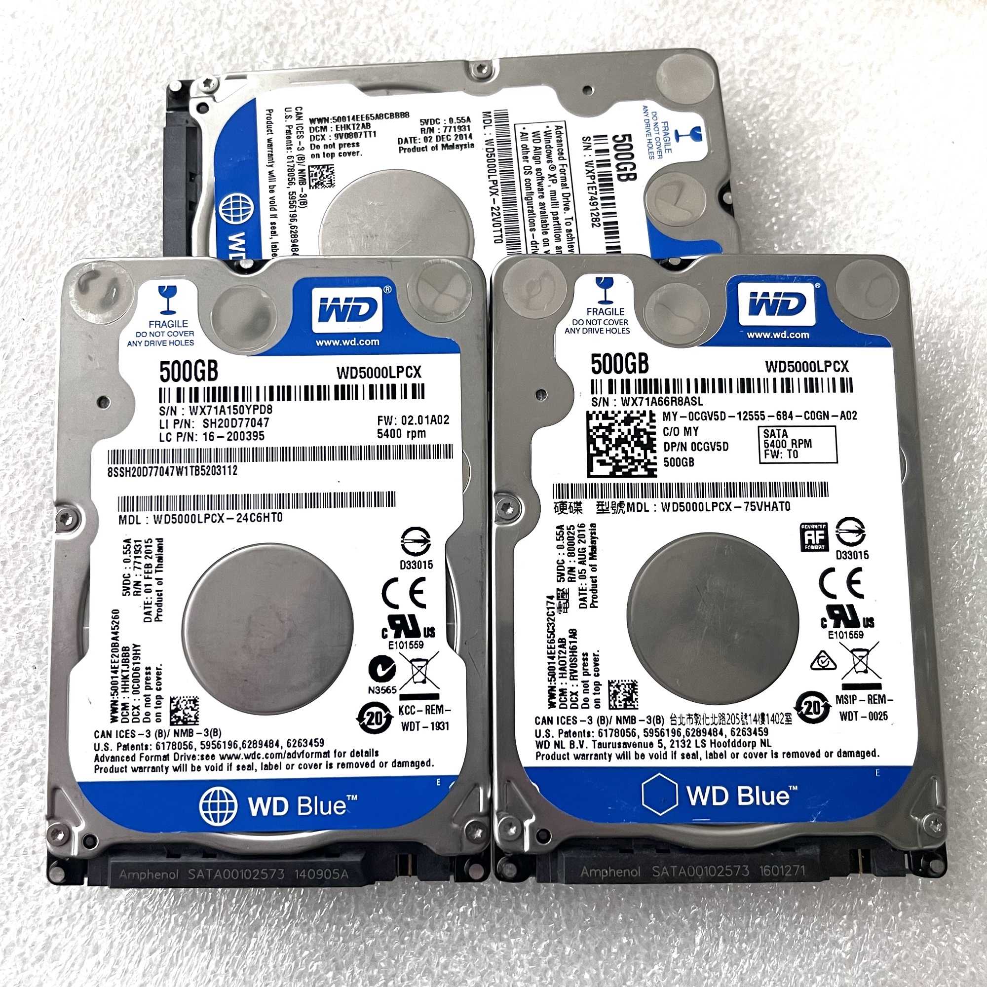 (未使用･未開封品)　500GB 5400RPM 8MB SATA og8985z Wholesale Good Quality 100% Test 2.5 Inch 500GB 1TB SATA