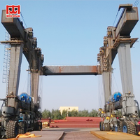 Grue marine robuste pour yacht, 200 tonnes, 250 tonnes, 300 tonnes, télécommandée, hauteur de levage personnalisée 3m, 5m, pour utilisation en extérieur en chantier naval